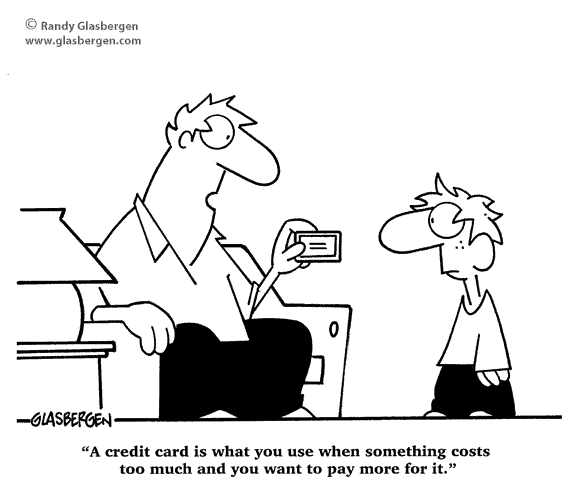 Charging your own card?